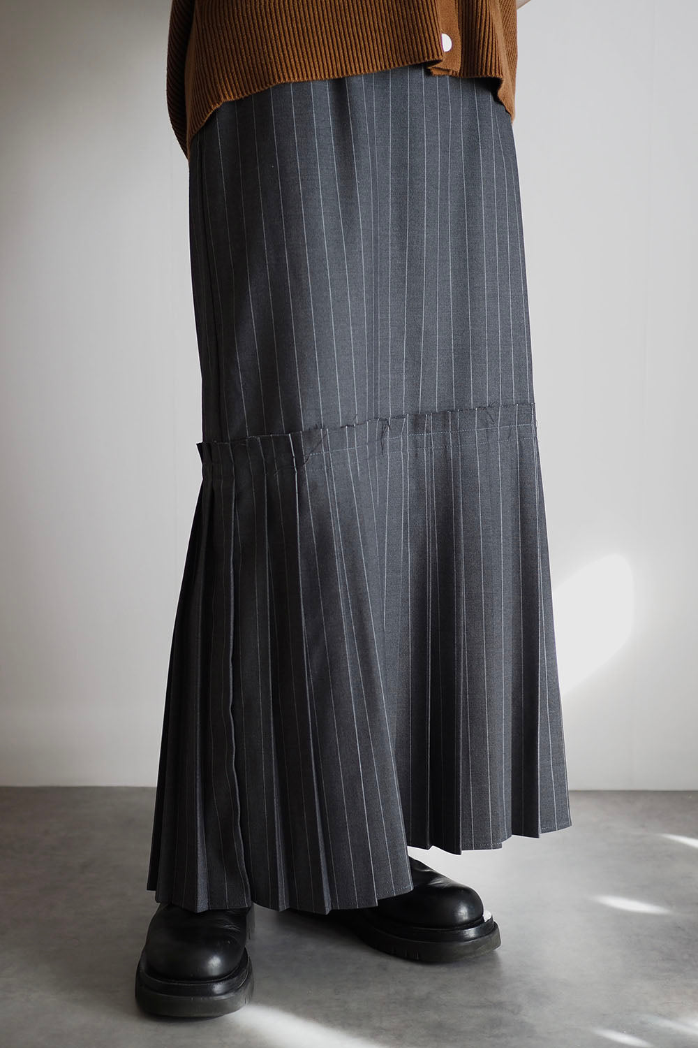 Stripe Pleats Skirt（ストライププリーツスカート） | レディースファッション通販