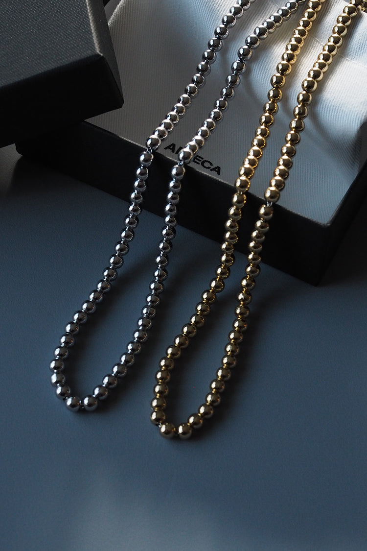 Beads Ball Chain Necklace（ビーズボールチェーンネックレス） | レディースファッション通販