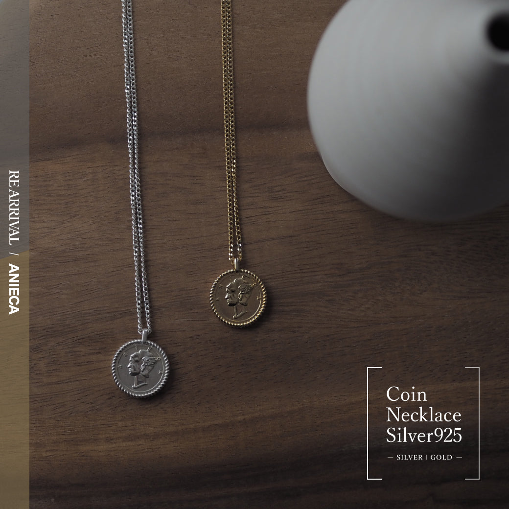 【RE ARRIVAL】Coin Necklace Silver925 再販売START
