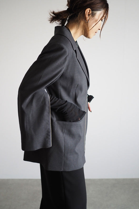 ジップテーラードジャケット | レディースファッション通販 – ANIECA
