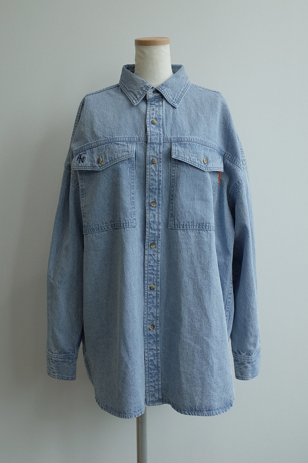 逆輸入 UNIVERSAL レディース | デニムシャツ OVERALL×ANIECA トップス