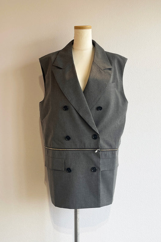 Zip Tailored Vest（ジップテーラーベスト） | レディースファッション通販