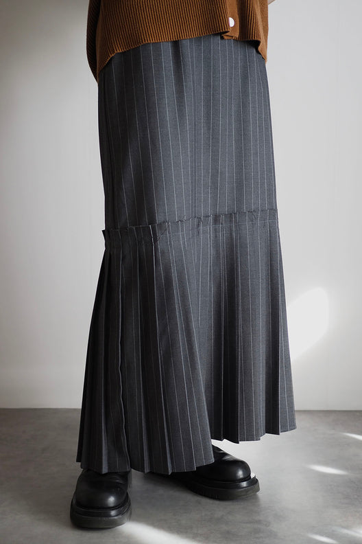 Stripe Pleats Skirt（ストライププリーツスカート） | レディース 