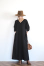 Lantern Sleeve One-Piece