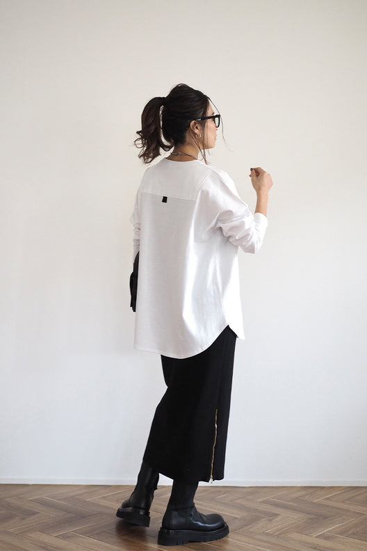 Embroidery Long T-Shirt