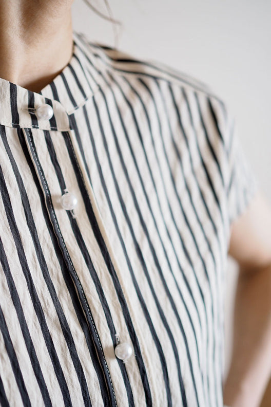 Pearl Button Stripe Shirt