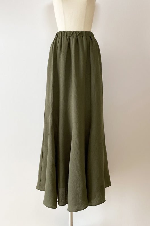Linen Like Long Skirt