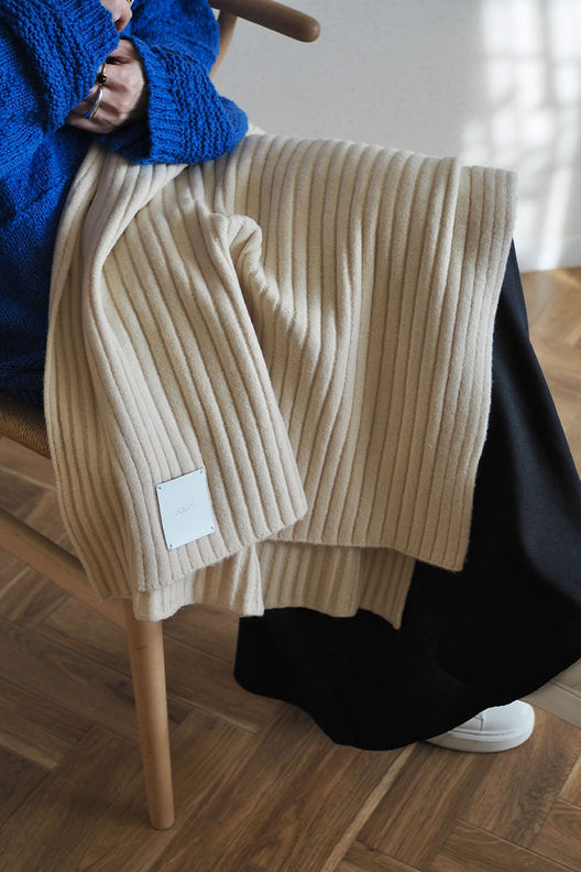 Lib knit Muffler（リブマフラー） | レディースファッション通販 – ANIECA