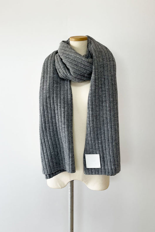 Lib knit Muffler（リブマフラー） | レディースファッション通販 – ANIECA