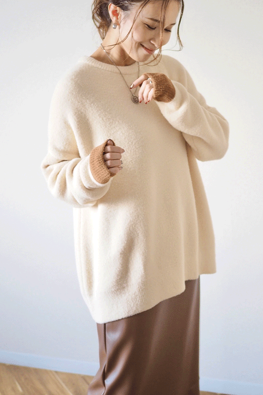 Sleeve Color Knit
