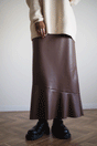 Eco Leather Skirt